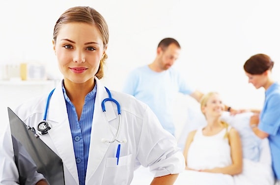 Female Doctor Smiling - Photo courtesy of ©iStockphoto.com/Yuri_Arcurs, Image #3709313