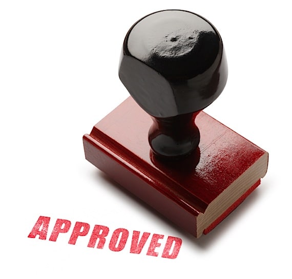 An "Approved" Rubber Stamp - Photo courtesy of ©iStockphoto.com/DNY59, Image #6618875