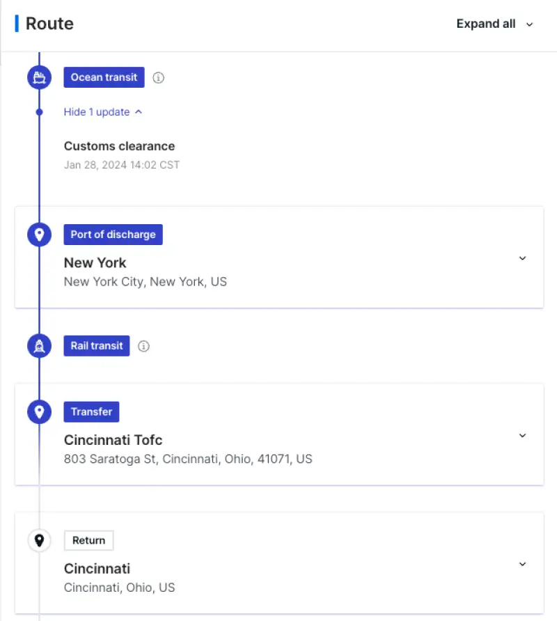 Monitorice los envíos marítimos, aéreos y ferroviarios con datos precisos