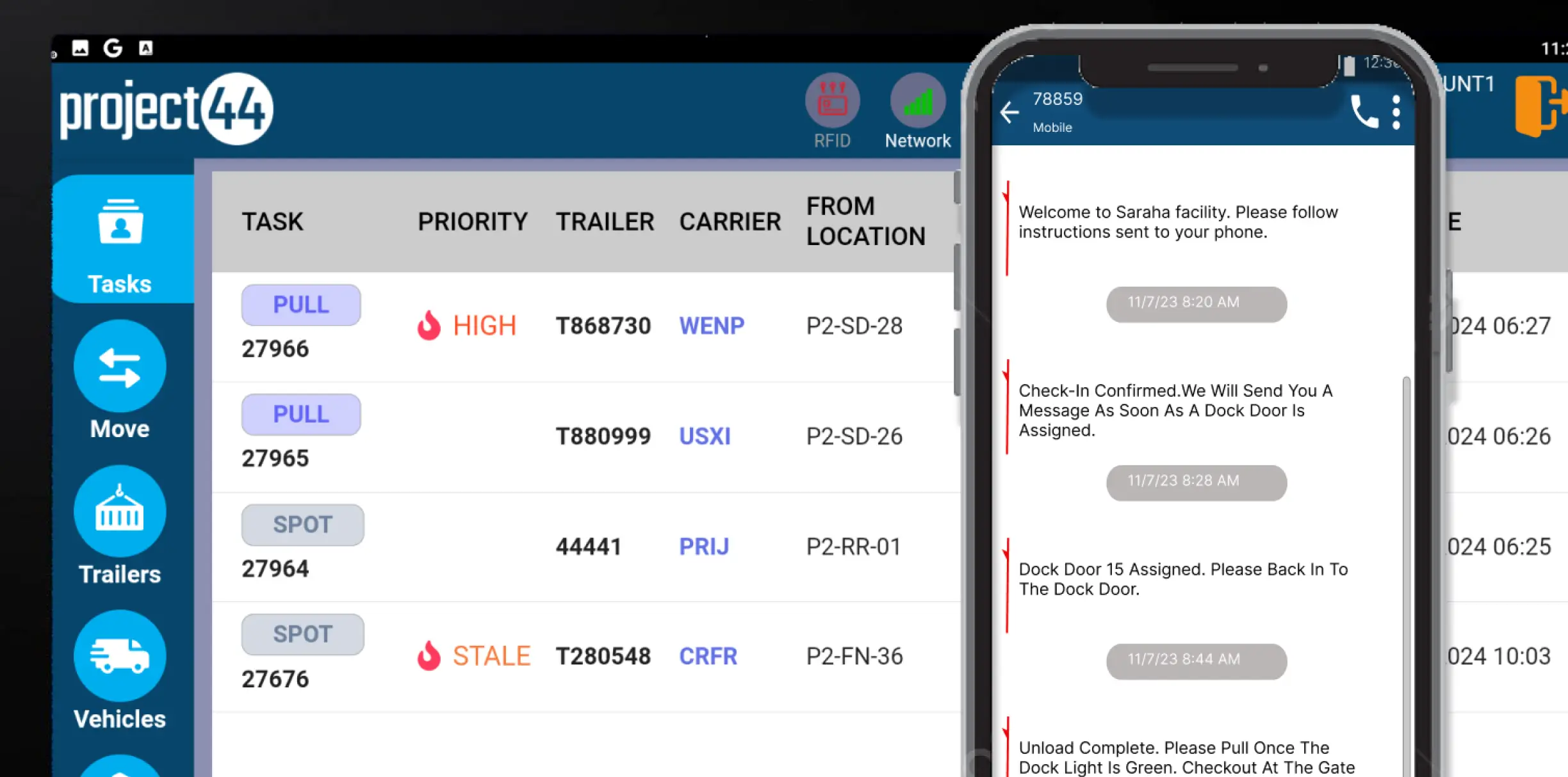 Coordinación automatizada en tiempo real